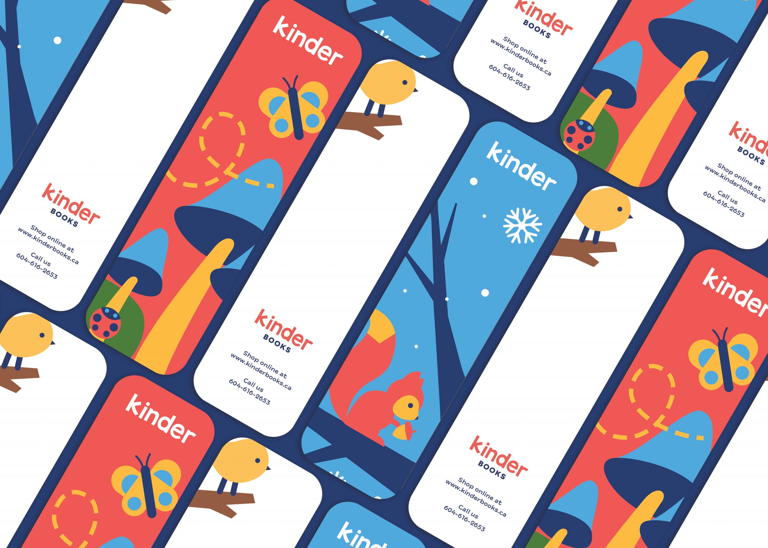 Kinder Books Bookmarks